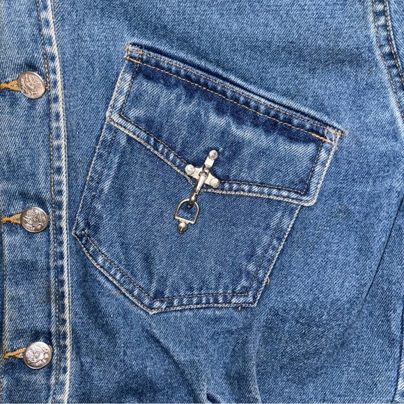 Vintage East West Outerwear Women’s Denim Jacket Size M - Picture 3 of 4